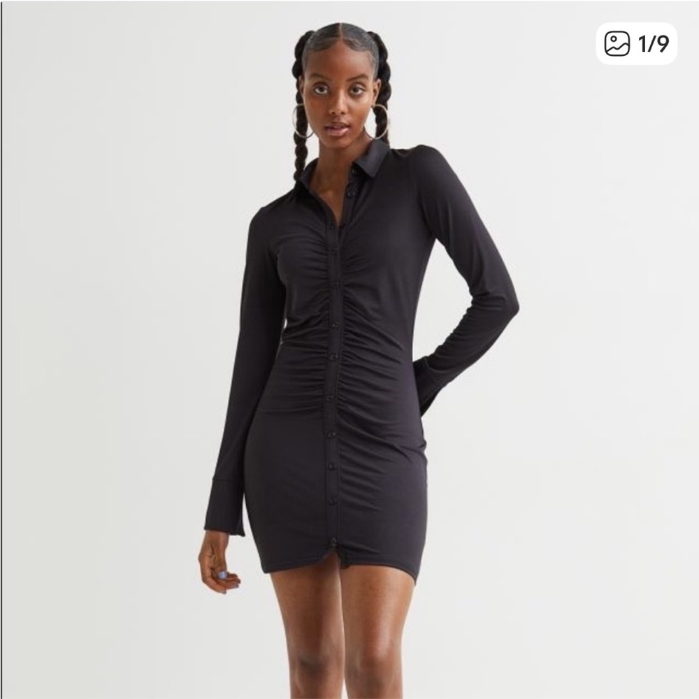 H&M Divided Rouched dress